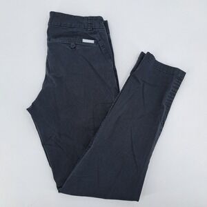 Mammut Hiking Pants Mens 29x29 Cotton Blend Navy Blue Solid Zip Pocket Chino